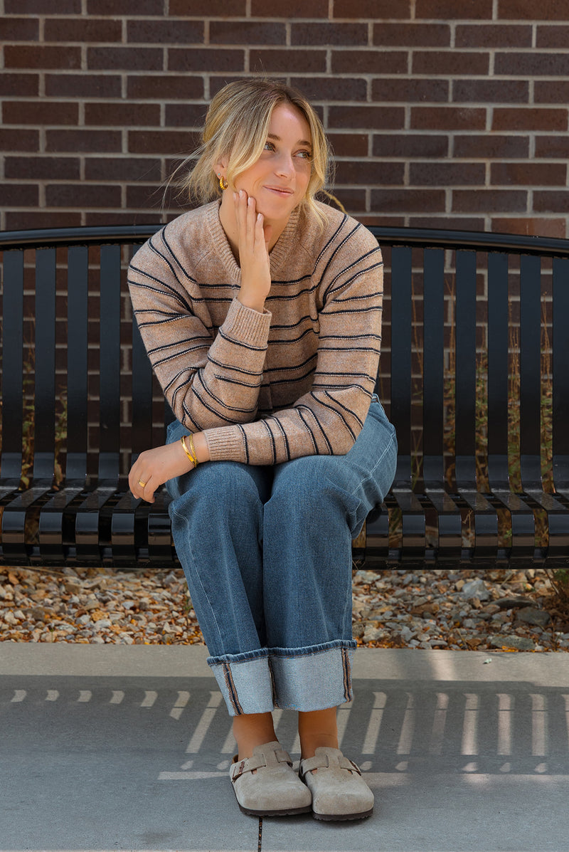 Jaylee Striped Cardigan