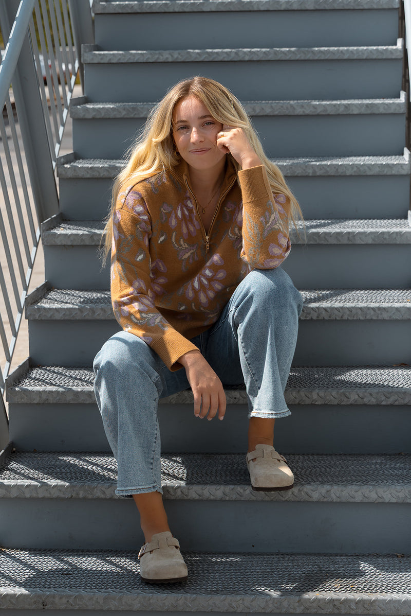 Layla Half Zip Sweater