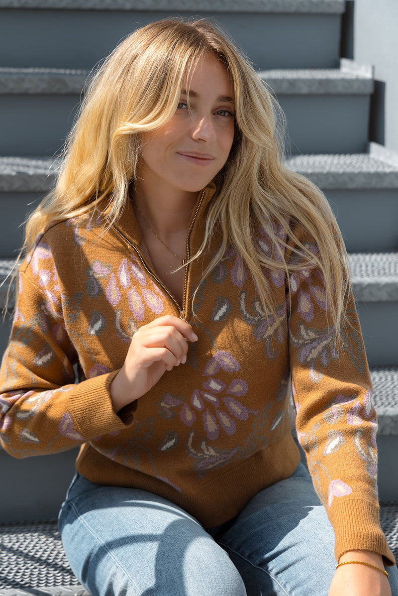 Layla Half Zip Sweater