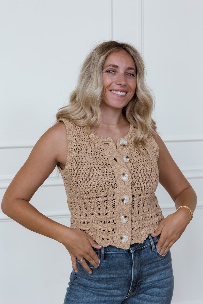 Indie Knit Sweater Vest