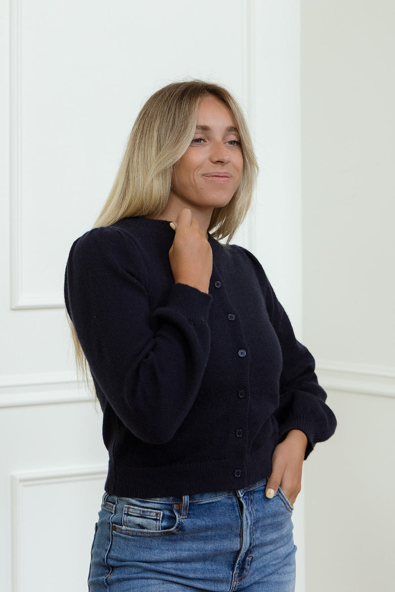Sola Navy Cardigan