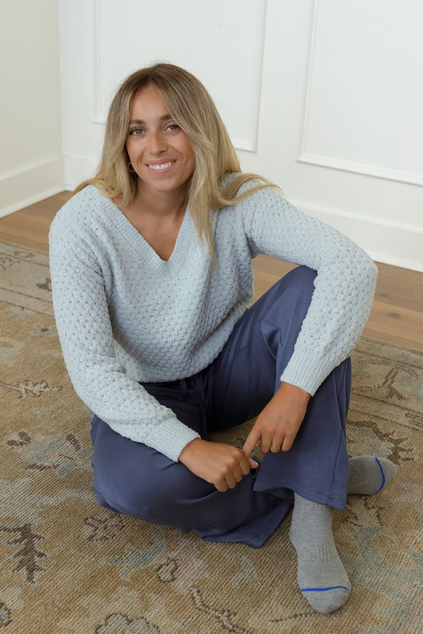 Sage V-Neck Sweater