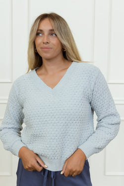 Sage V-Neck Sweater