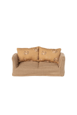 Maileg Mouse Plaid Couch