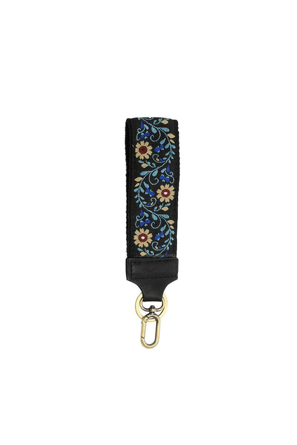 Climbing Floral Vine Wristlet Keychain