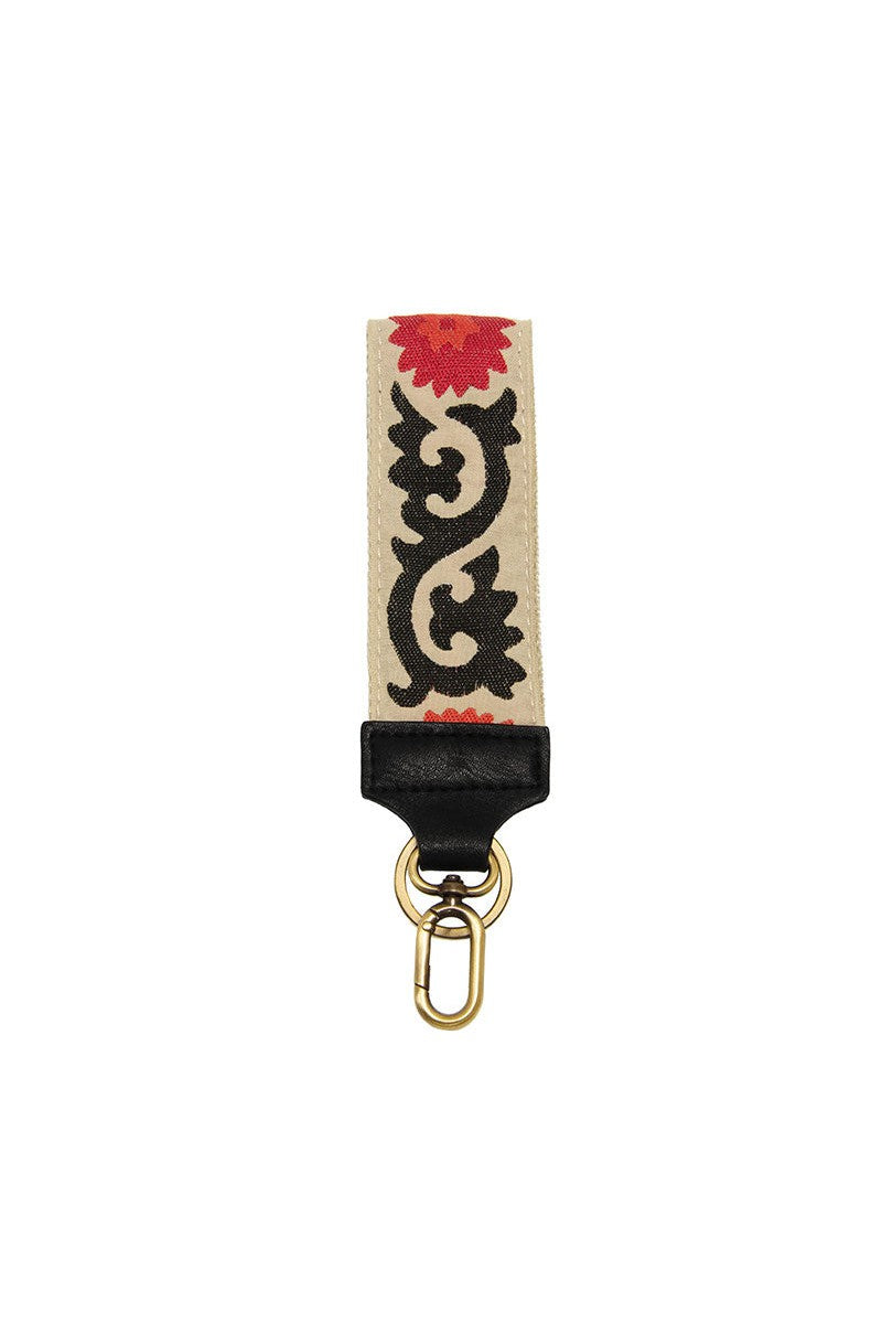 Medallion Easy Find Wristlet Keychain