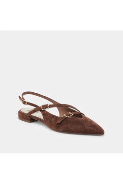 Dolce Vita Pamla Flats in Dark Brown