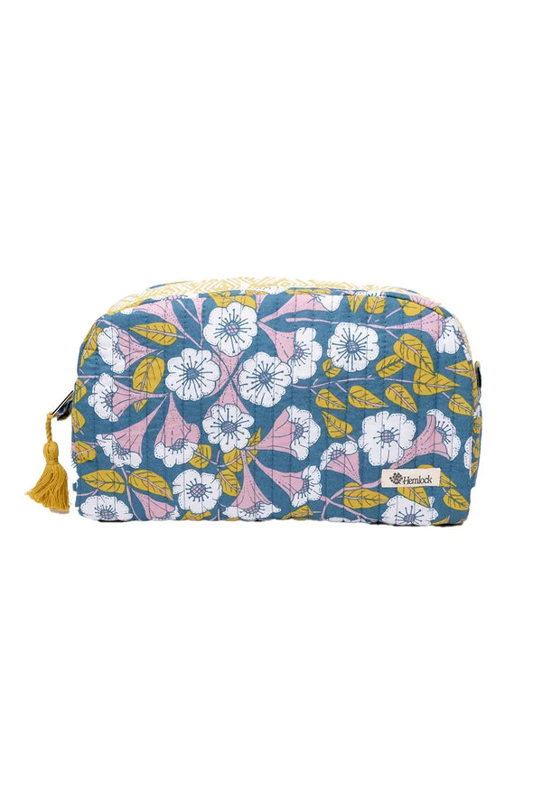 Evangeline Large Quilted Zipper Pouch