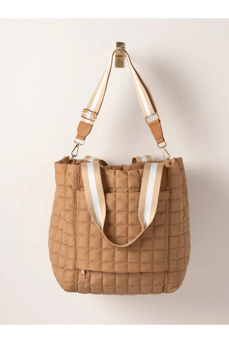 Ezra Quilted Travel Tote