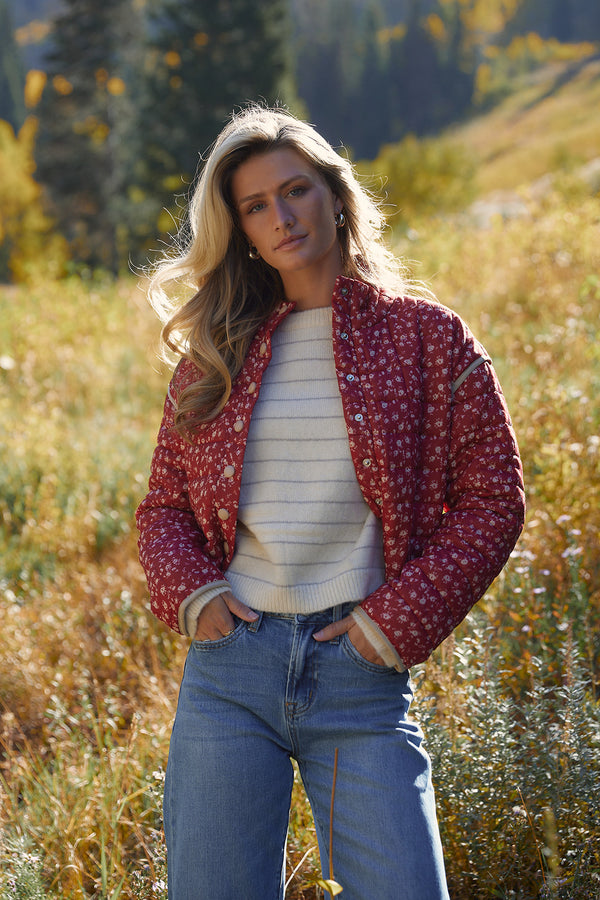 Reese Floral Quilted Jacket