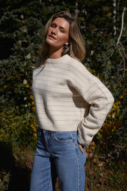 Annie Striped Sweater Top FINAL SALE