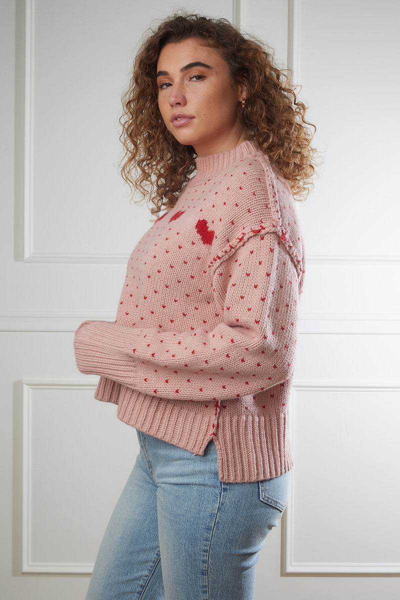 Heart to Heart Sweater Top