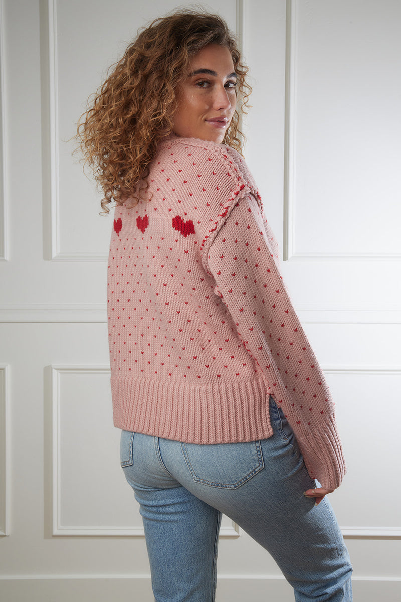 Heart to Heart Sweater Top