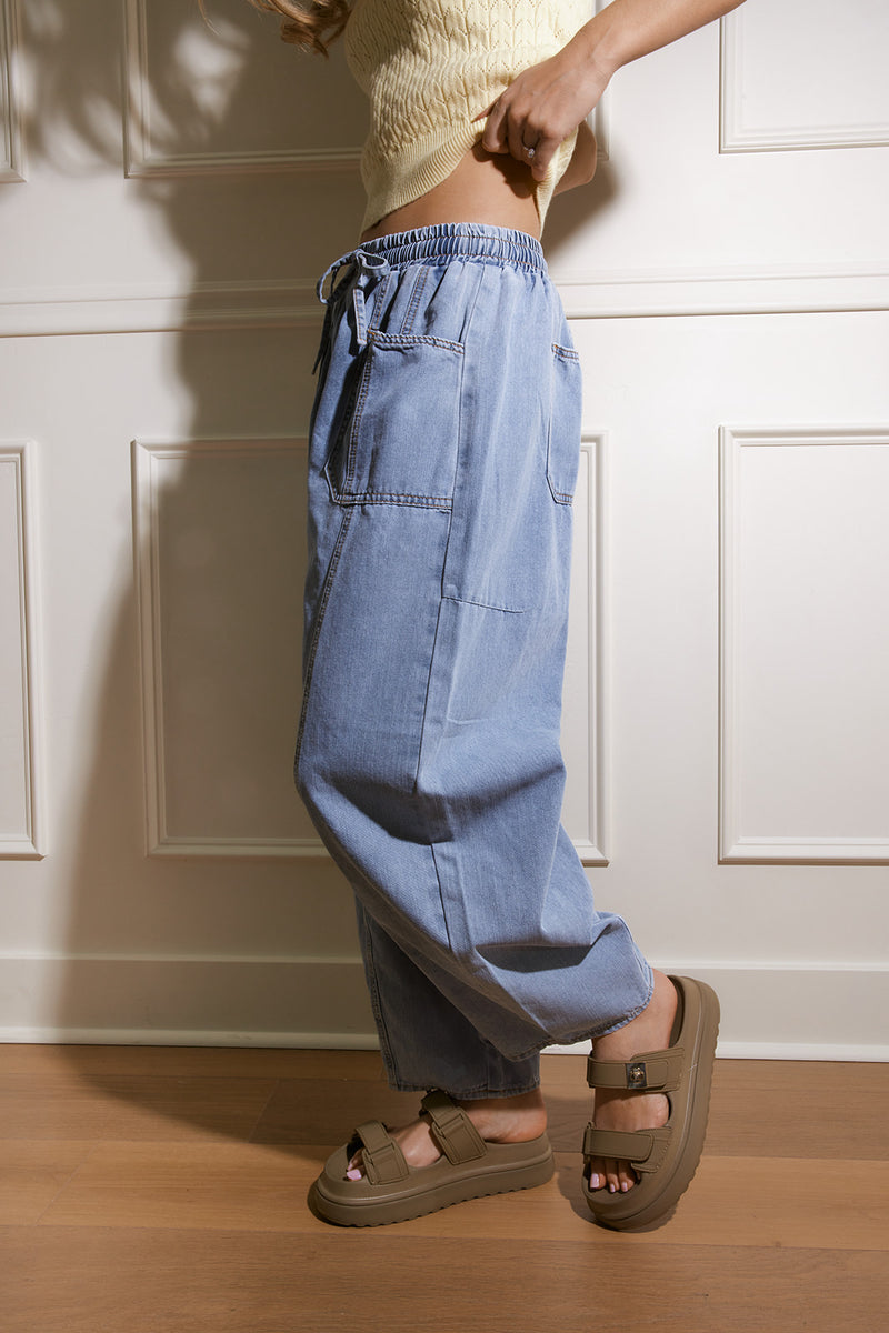 Lana Light Denim Pants
