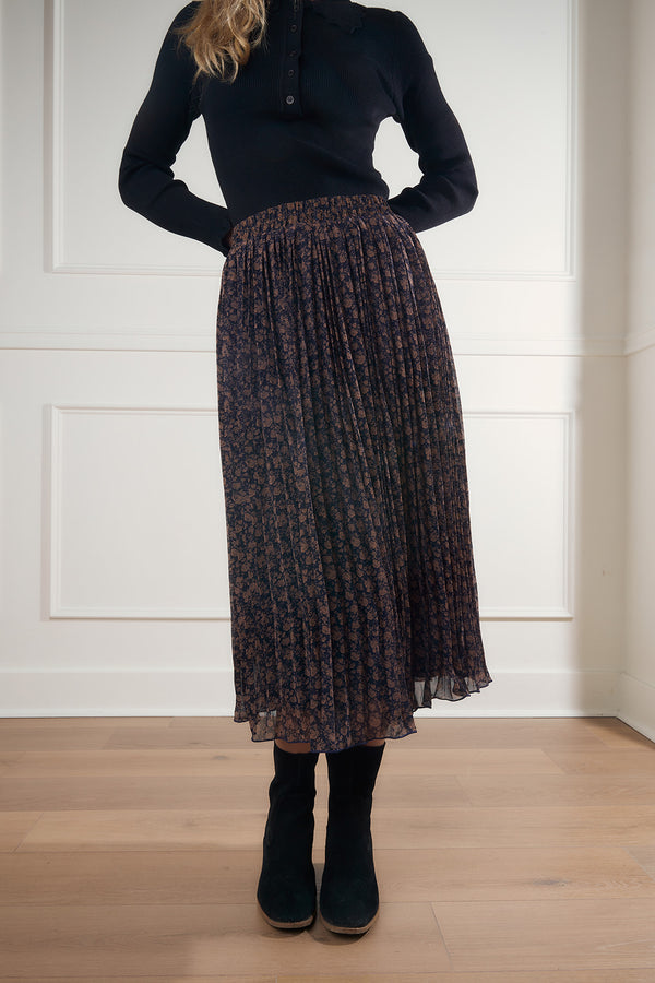 Lennon Floral Print Midi Skirt FINAL SALE