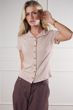 Kimberly Button Down Top