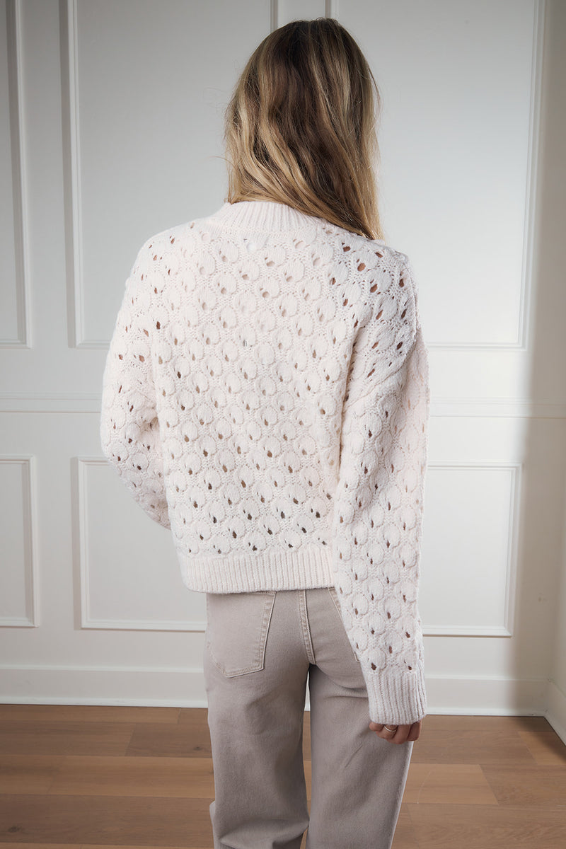 Danielle Cream Chunky Sweater