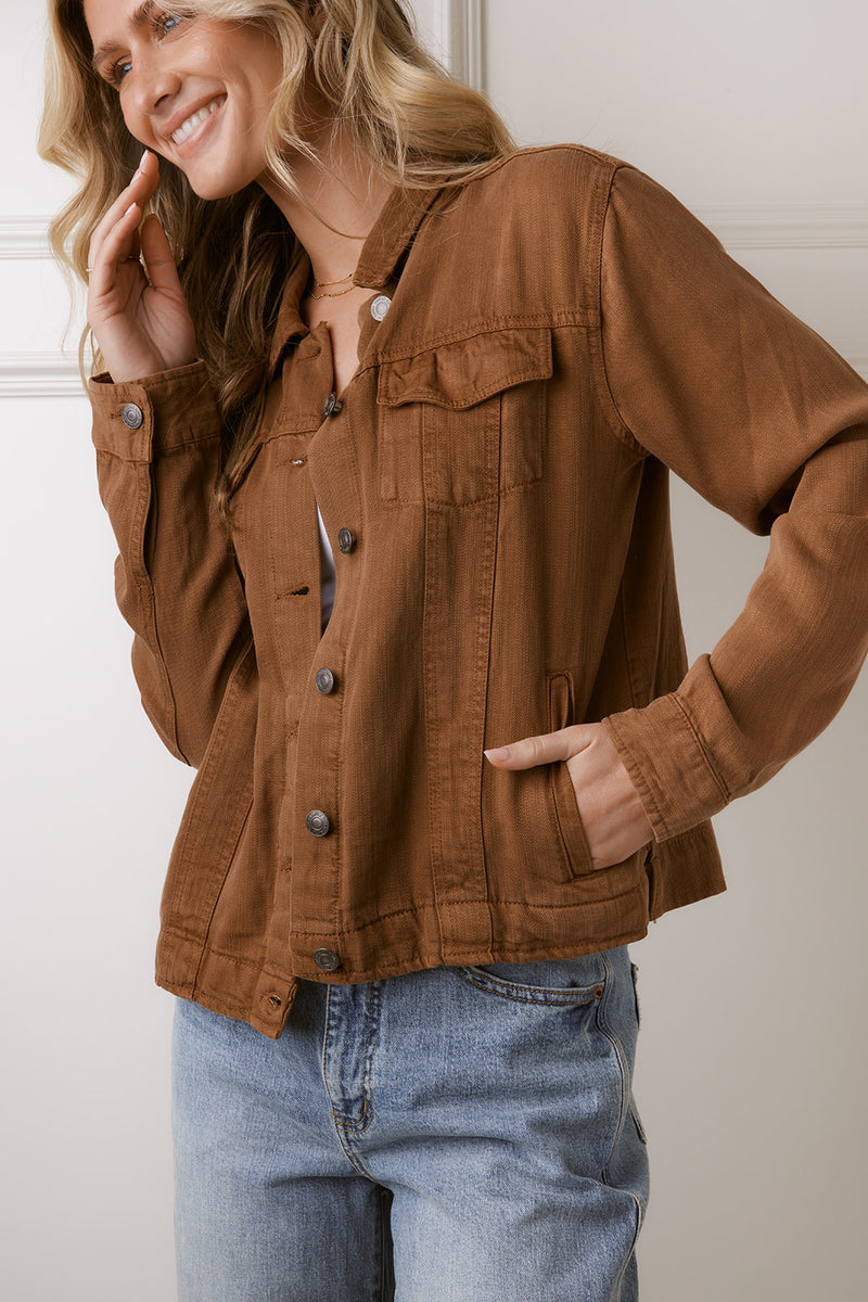 Clara Jacket in Toffee