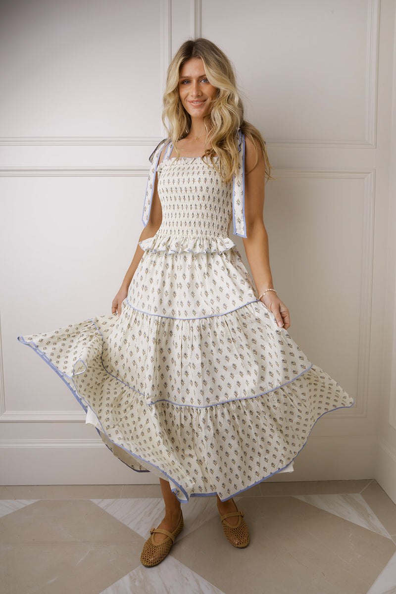 Alayna Floral Tiered Dress