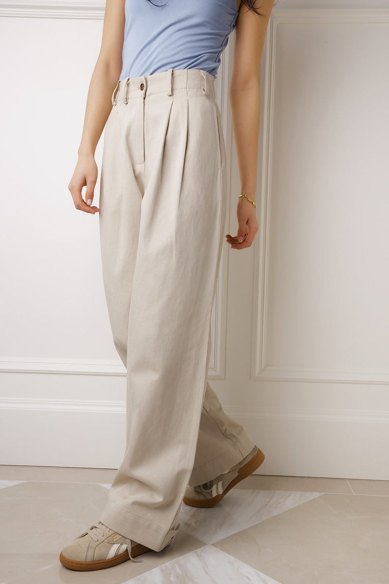 Catherine Pleated Wide Leg Pants