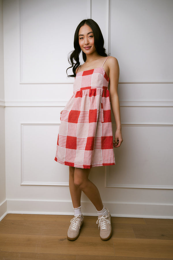 Oaklee Plaid Tank Dress