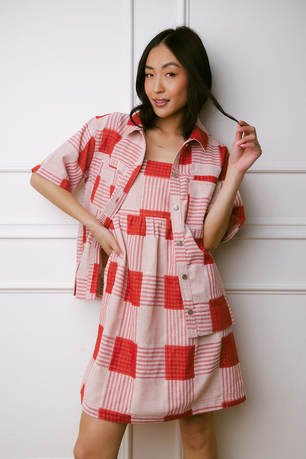 Oaklee Plaid Button Up