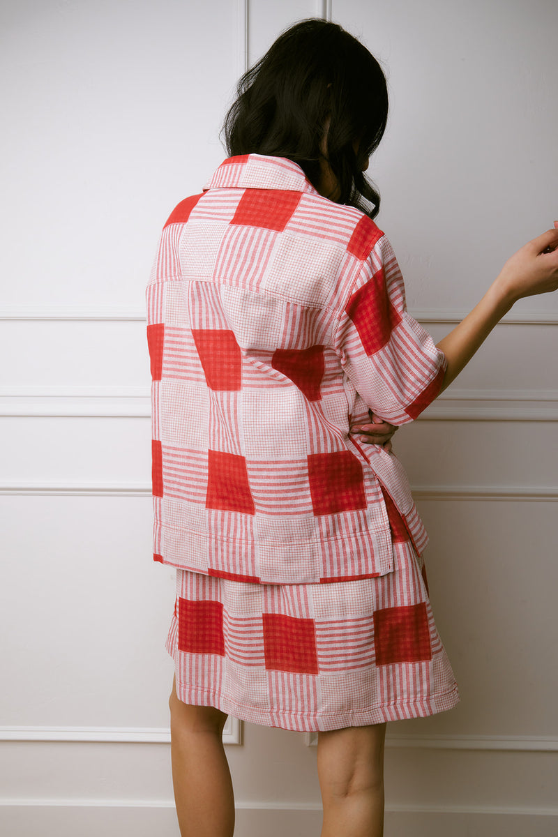 Oaklee Plaid Button Up