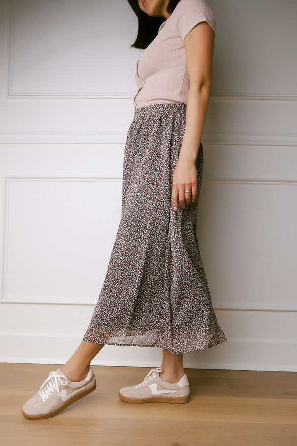 Allie Floral Midi Skirt