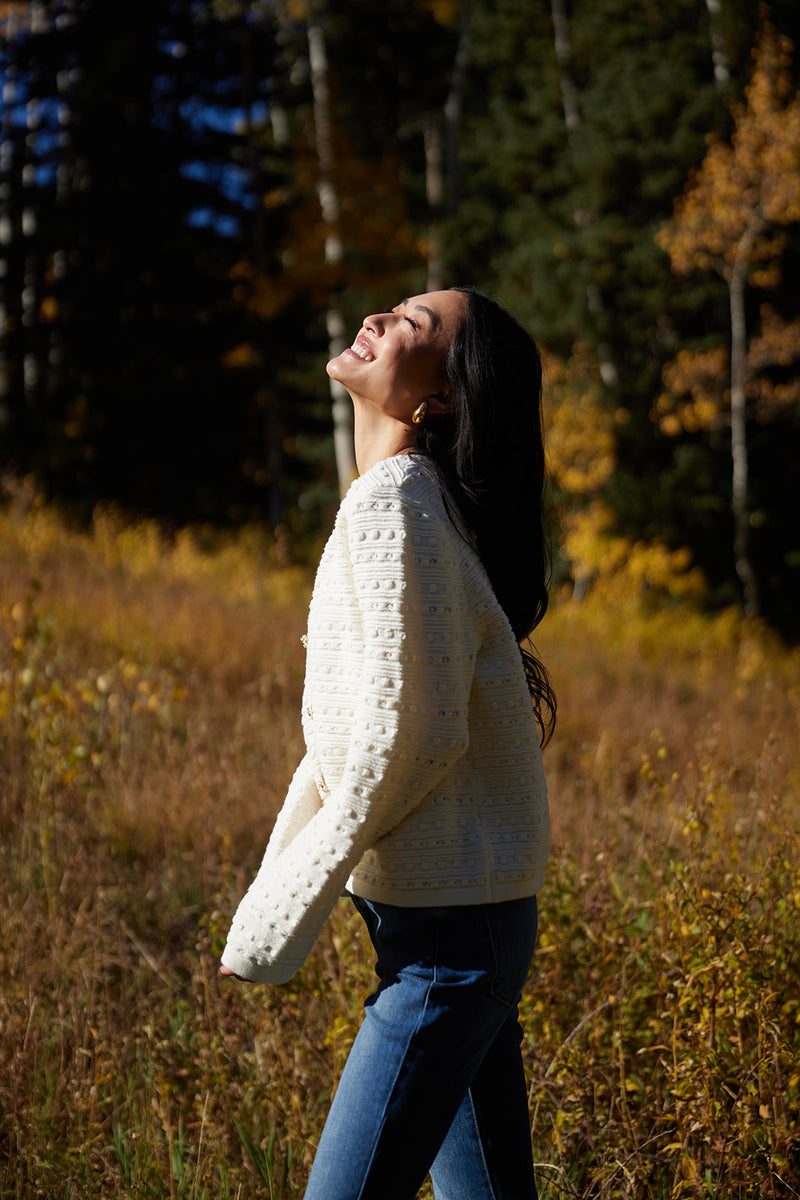 Juliette Ivory Cardigan