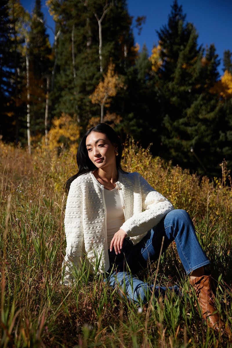 Juliette Ivory Cardigan