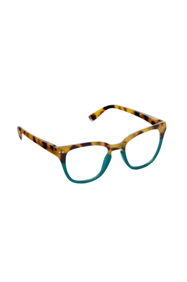 Peepers Faye Bluelight Glasses in Tokyo Tortoise/Teal