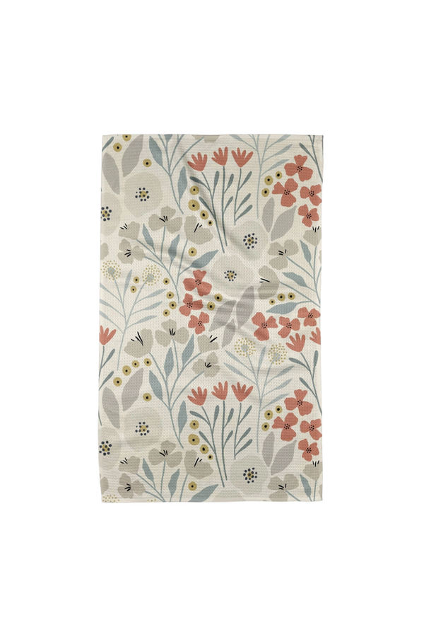 Fiona Cream Geometry Tea Towel