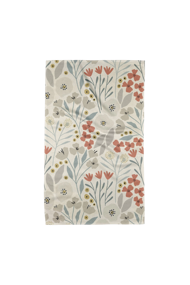 Fiona Cream Geometry Tea Towel