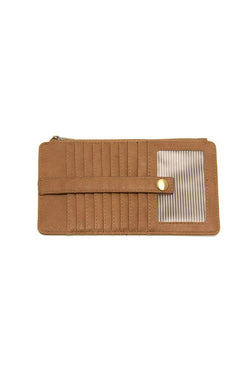 Kara Mini Wallet in Tan