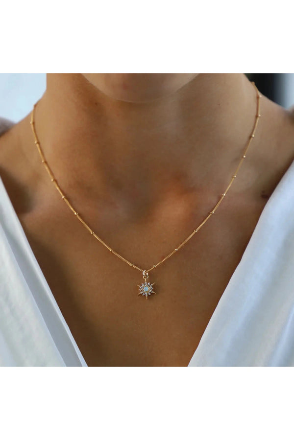 Katie Waltman Opal Starburst Necklace