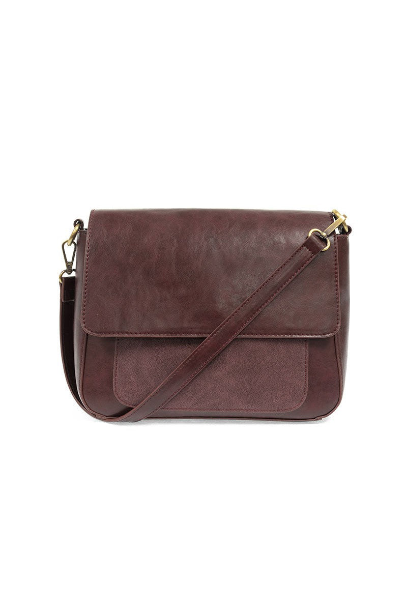 Lexie Convertible Shoulder Bag in Plum