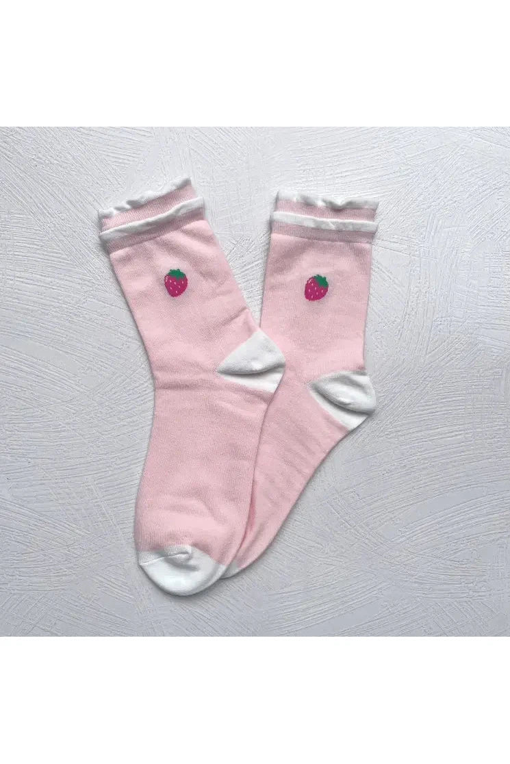 Mini Strawberry Casual Socks