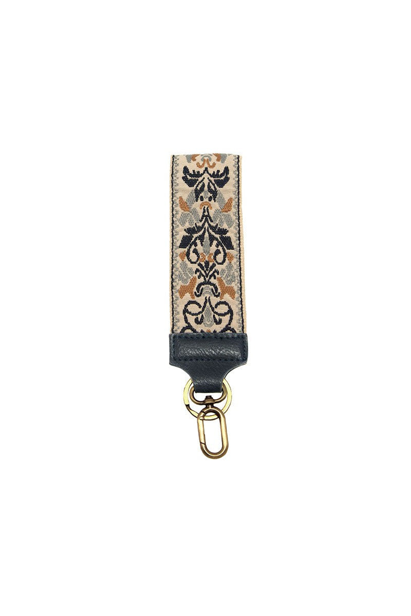 Medallion Easy Find Wristlet Keychain