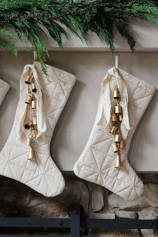 Holiday Bells on Jute