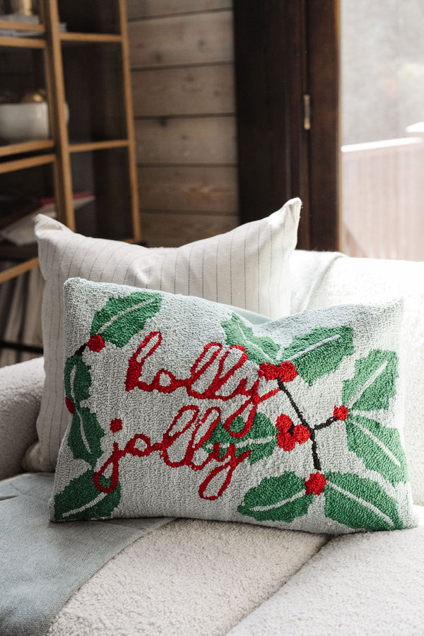 Holly Jolly Lumbar Pillow