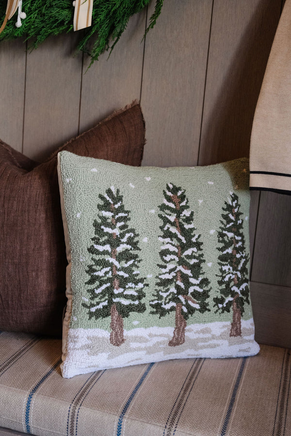 Winter Trees Hook Pillow