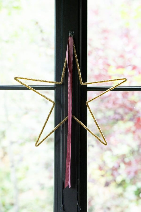 Beaded Hanging Star