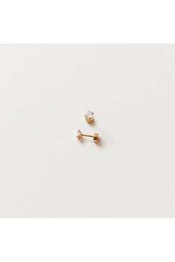 Petite Diamond Stud Earrings