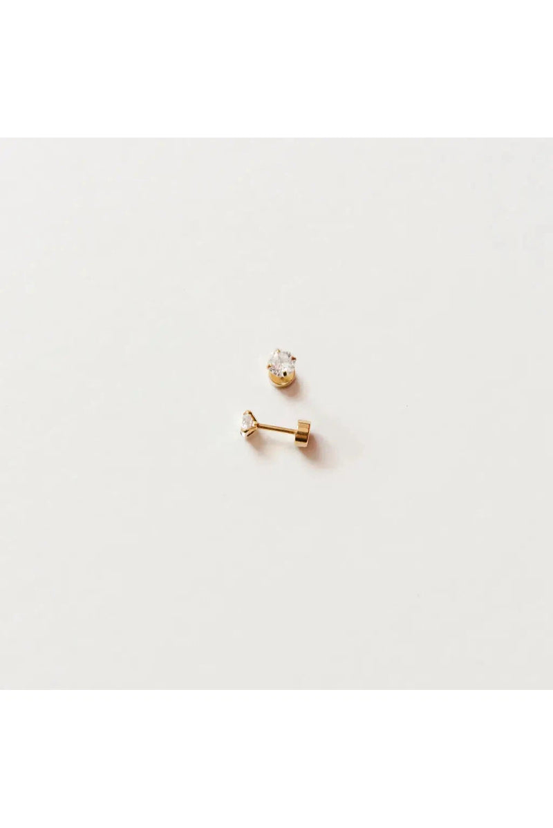 Petite Diamond Stud Earrings