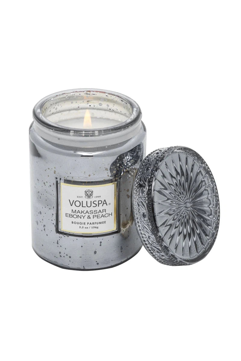 Voluspa Makassar Ebony & Peach Candle