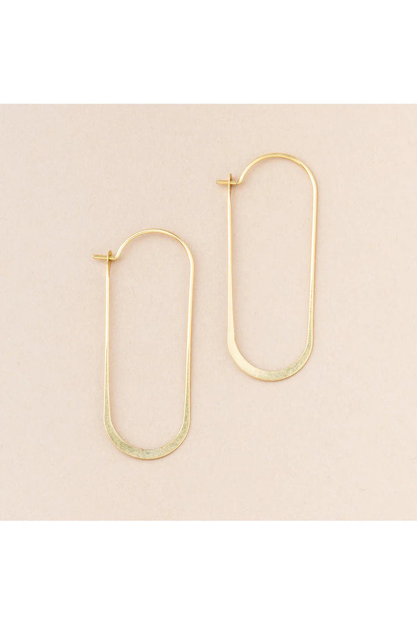 Scout Curated Cosmic Oval/Gold Earrings