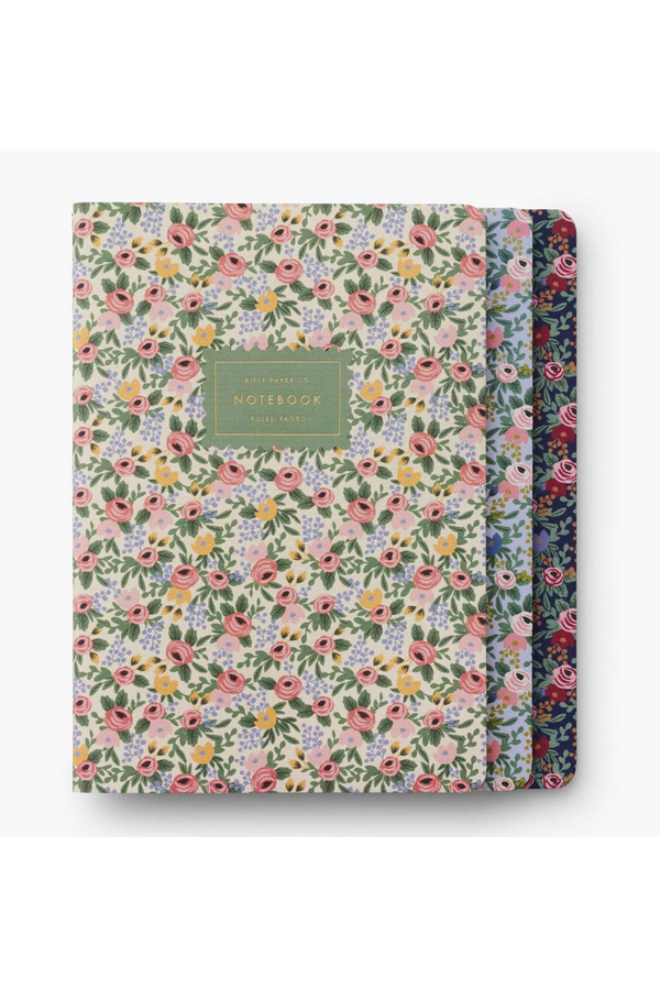 Rifle Paper Co Stitched Notebooks - Set of 3