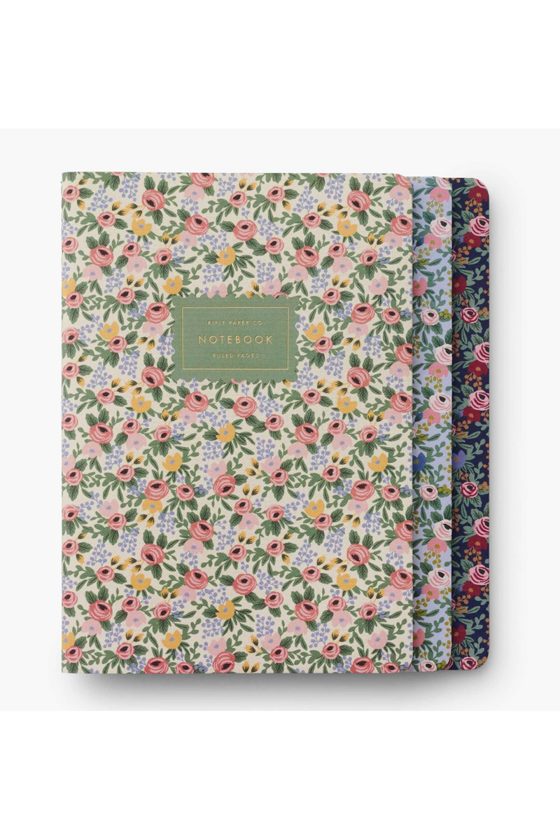 Rifle Paper Co Stitched Notebooks - Set of 3