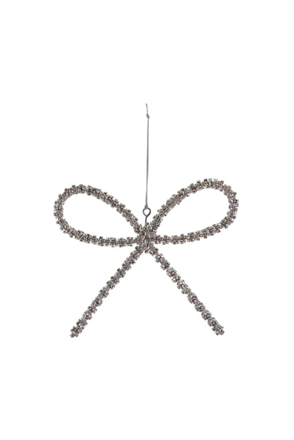 Rhinestone Bow Ornament