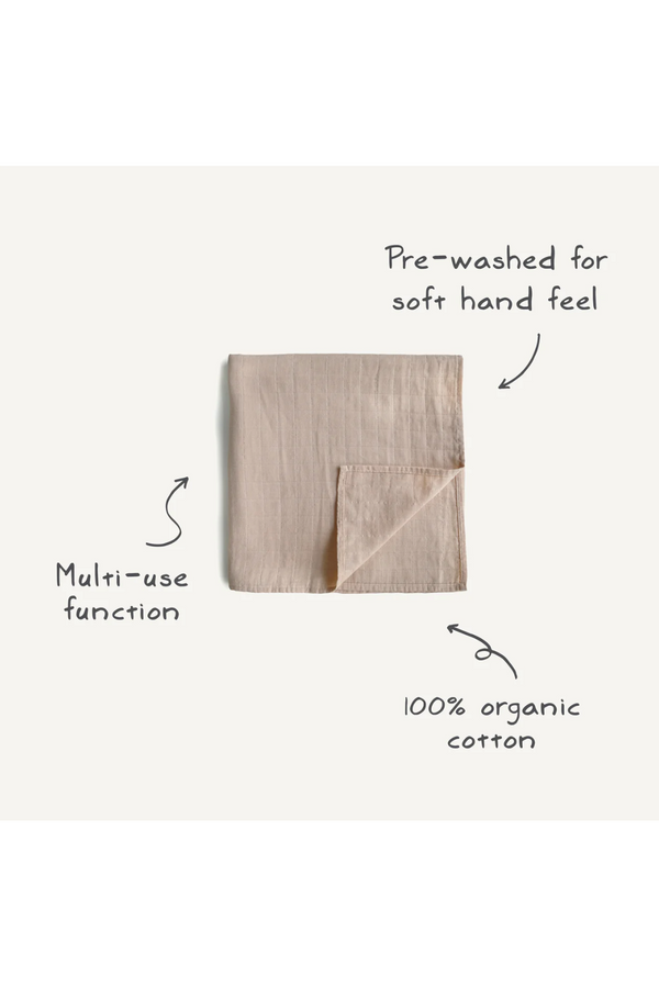 Muslin Swaddle Blanket Organic Cotton